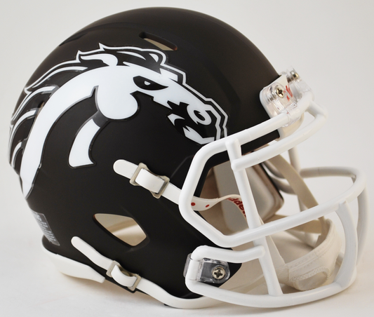 Western Michigan Broncos NCAA Mini Speed Football Helmet Matte Brown