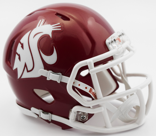 Washington State Cougars NCAA Mini Speed Football Helmet Crimson