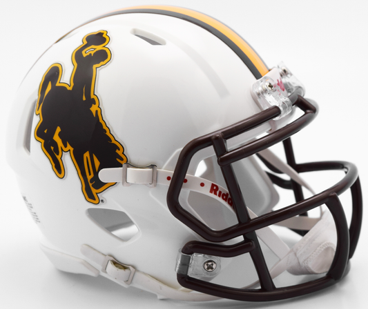 Wyoming Cowboys NCAA Mini Speed Football Helmet