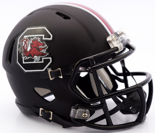 South Carolina Gamecocks NCAA Mini Speed Football Helmet Matte Black