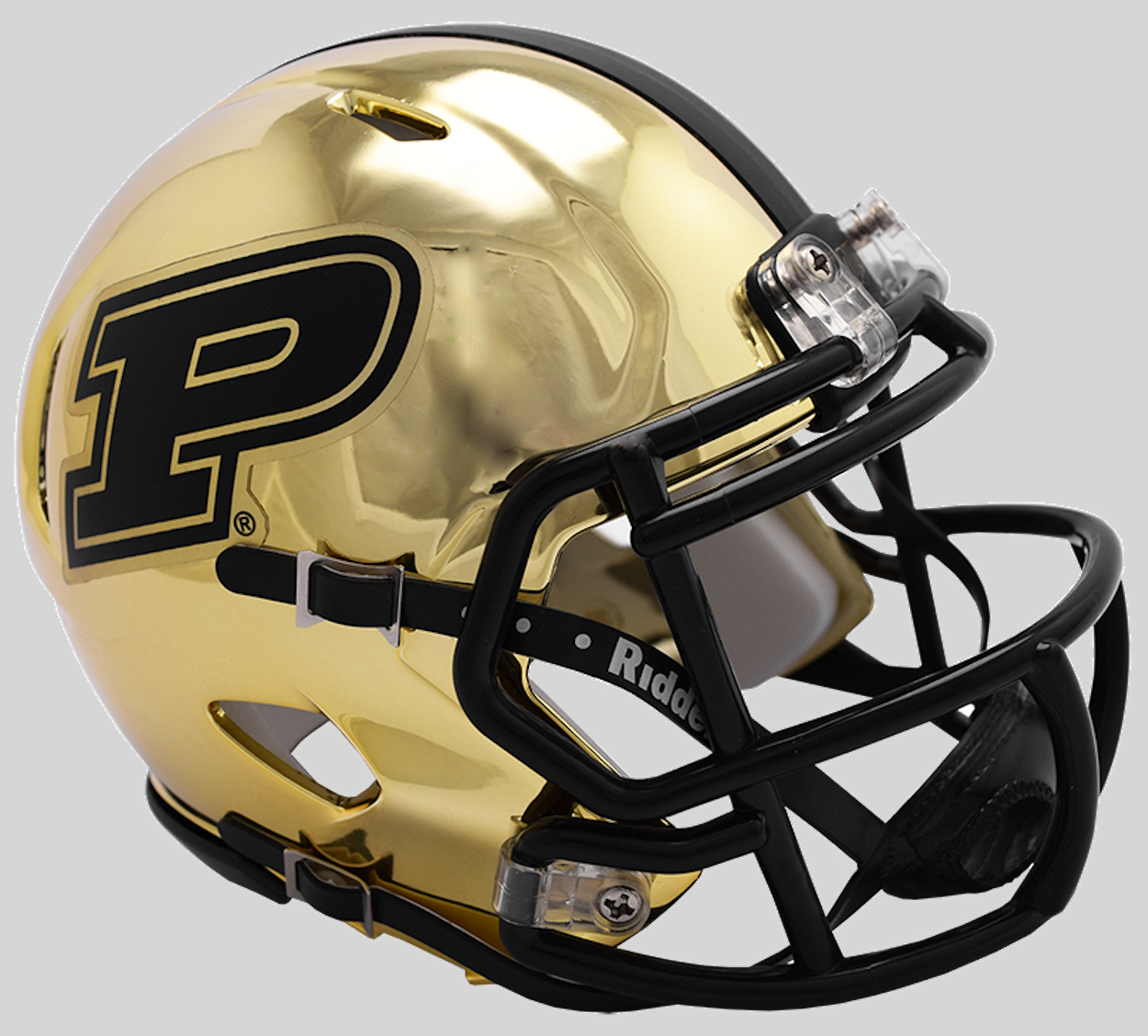 Purdue Boilermakers NCAA Mini Chrome Speed Football Helmet Chrome
