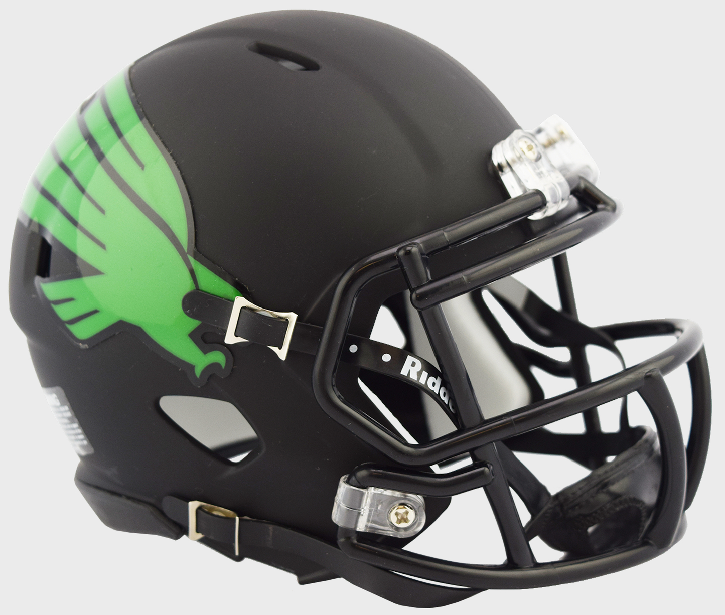 North Texas Mean Green NCAA Mini Speed Football Helmet Matte Black
