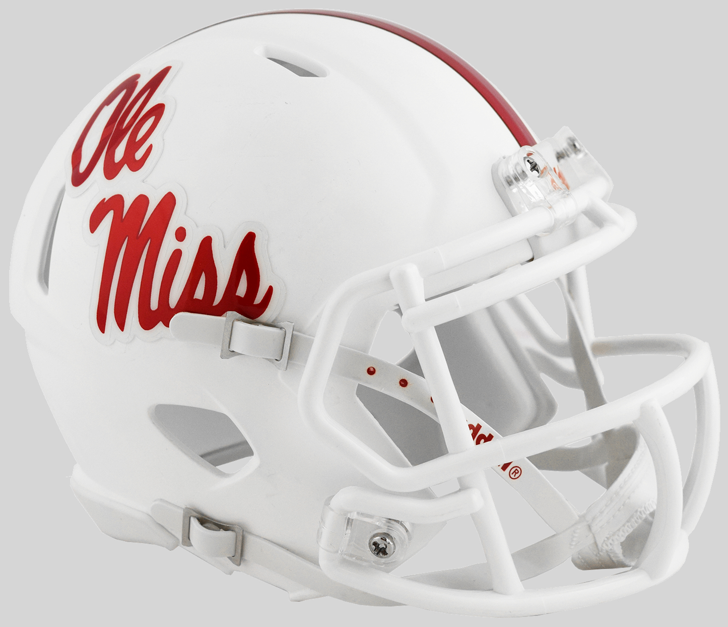 Mississippi (Ole Miss) Rebels NCAA Mini Speed Football Helmet Gloss White