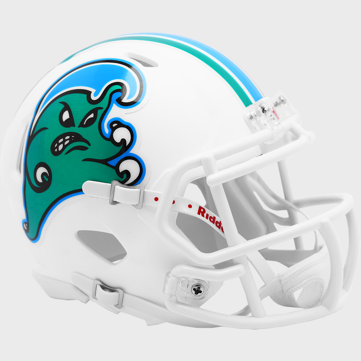 Tulane Green Wave NCAA Mini Speed Football Helmet Angry Wave