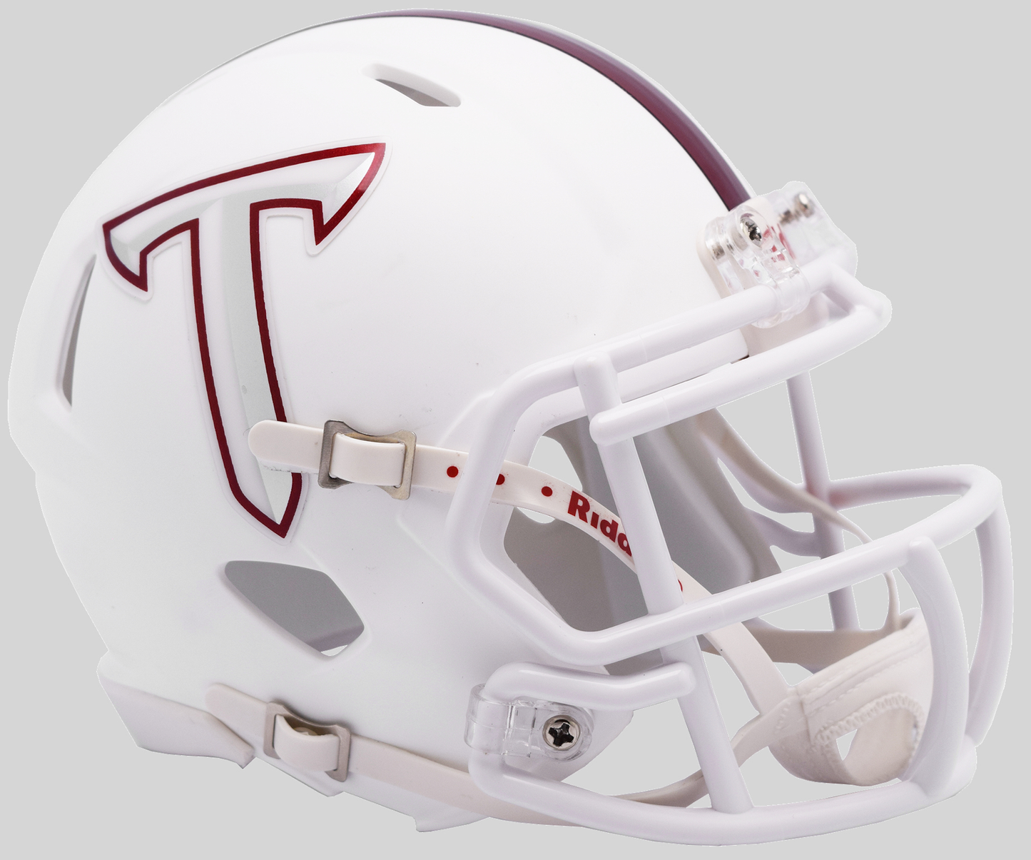 Troy State Trojans NCAA Mini Speed Football Helmet T side decals