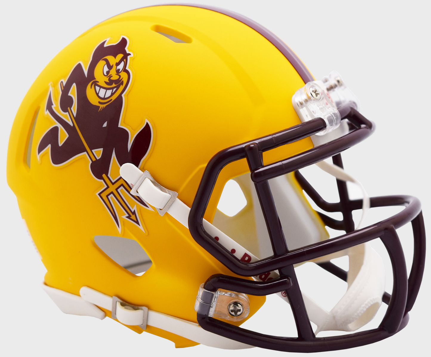 Arizona State Sun Devils NCAA Mini Speed Football Helmet Flat Yellow Sparky