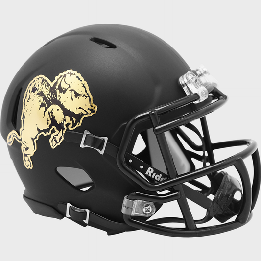 Colorado Buffaloes NCAA Mini Speed Football Helmet Chrome Buffalo