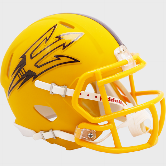 Arizona State Sun Devils NCAA Mini Speed Football Helmet Gold