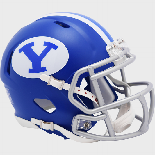 Brigham Young Cougars NCAA Mini Speed Football Helmet Satin Royal