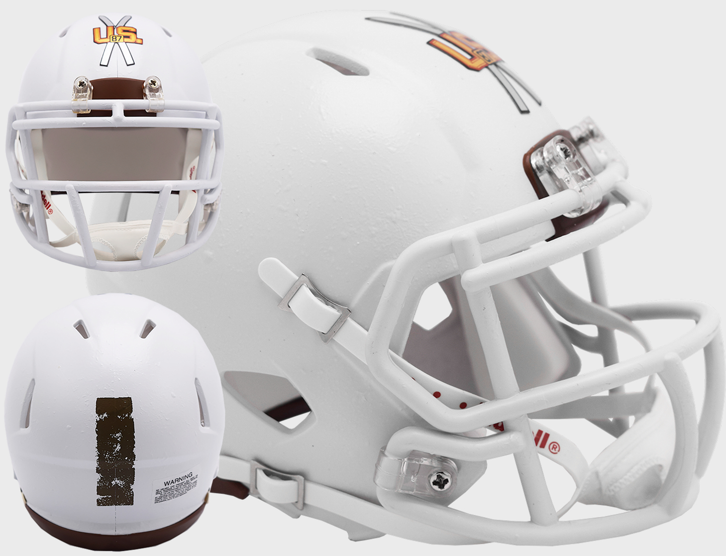 Army Black Knights NCAA Mini Speed Football Helmet 10th MTN