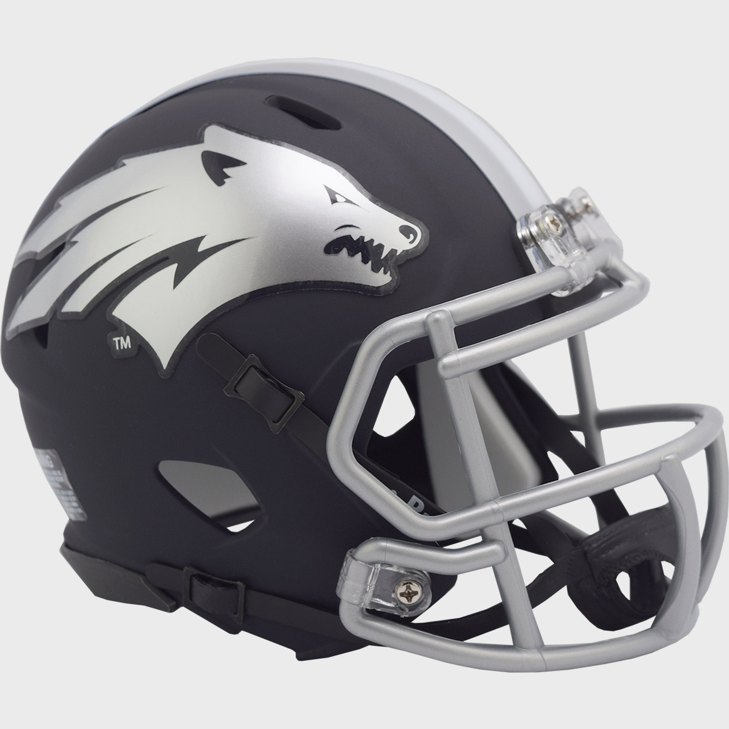 Nevada Wolf Pack NCAA Mini Speed Football Helmet  Matte Navy