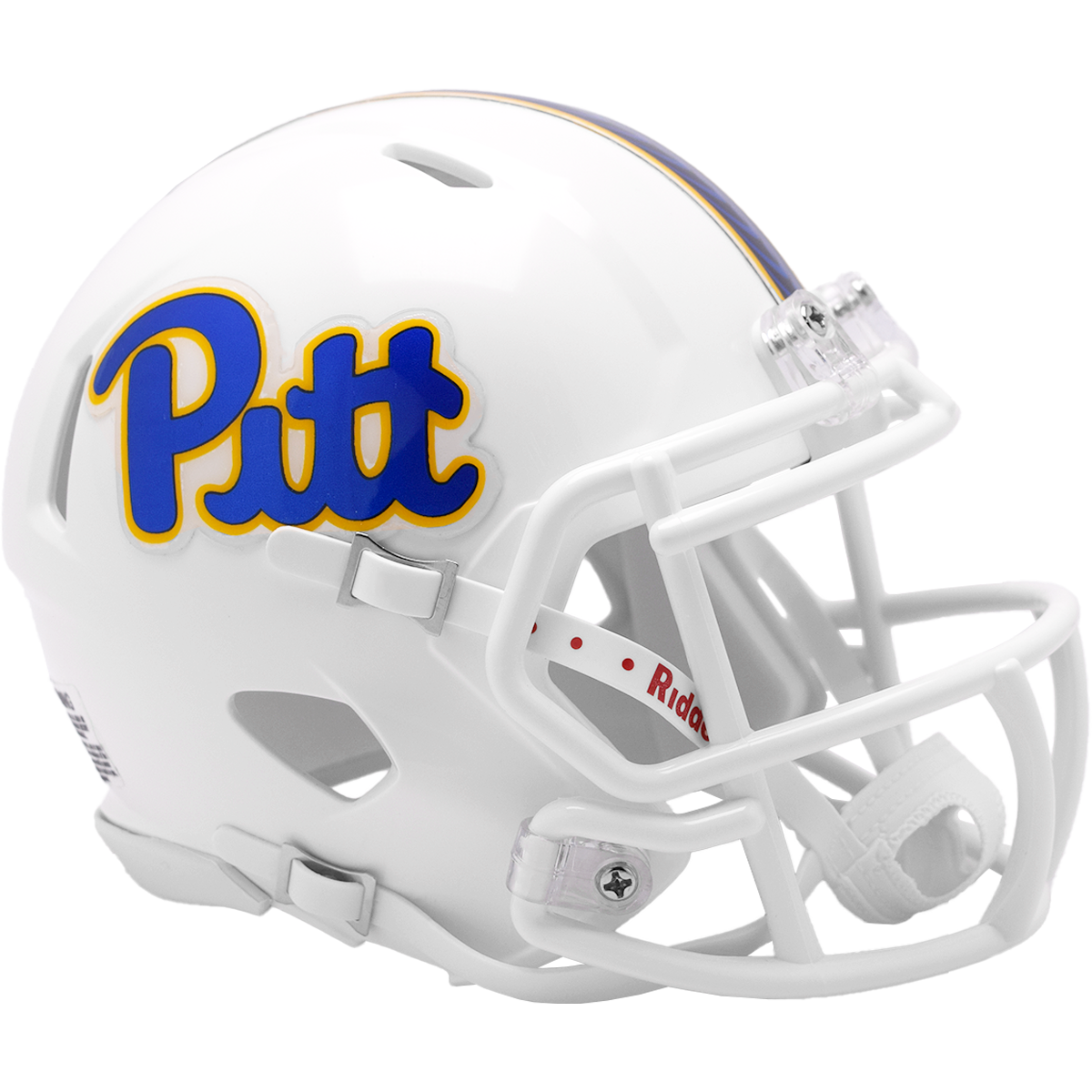 Pittsburgh Panthers NCAA Mini Speed Football Helmet White