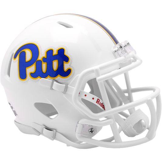 Pittsburgh Panthers NCAA Mini Speed Football Helmet White