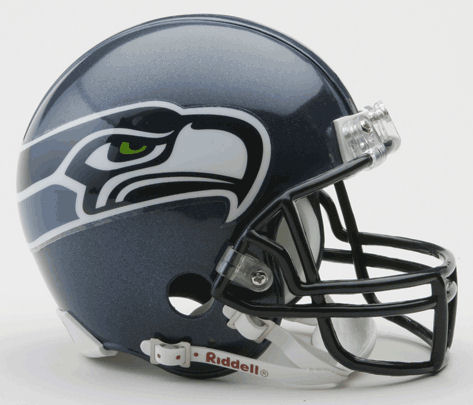 Seattle Seahawks 2002 to 2011 NFL Mini Football Helmet Limited Edition