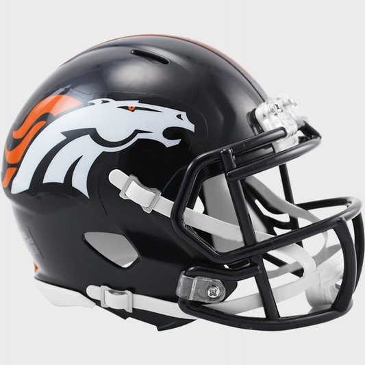 Denver Broncos 1997 to 2023 Riddell Mini Speed Throwback Helmet