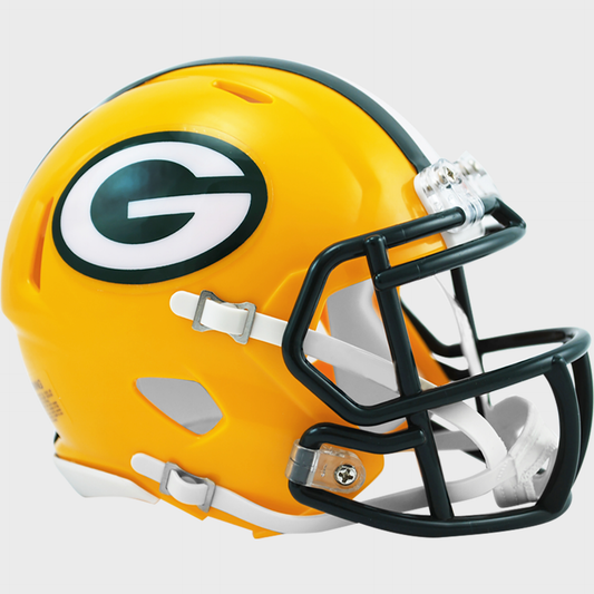 Green Bay Packers NFL Mini Speed Football Helmet