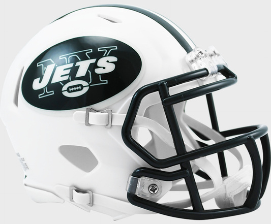 New York Jets 1998 to 2018 Riddell Mini Speed Throwback Helmet