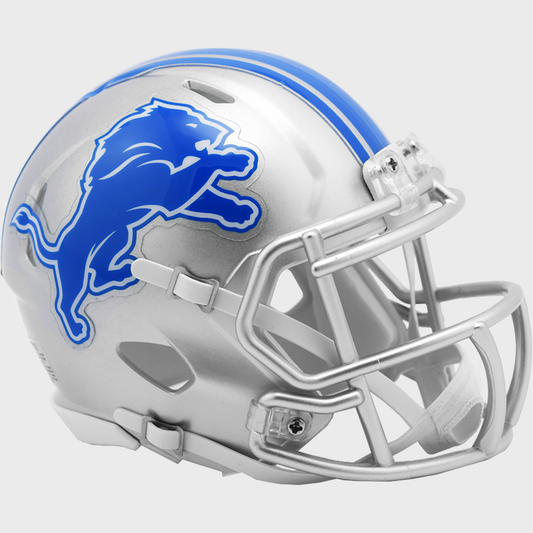 Detroit Lions 2017 to 2023 Riddell Mini Speed Throwback Helmet
