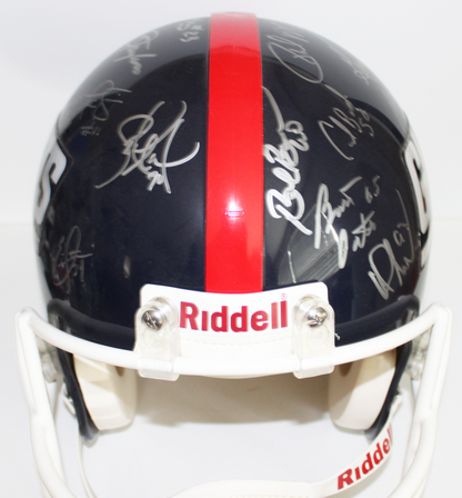 1986 New York Giants Super Bowl Champs Team Signed Authentic Proline Full Size Helmet - Steiner