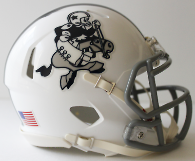 Dallas Cowboys Cowboy Joe Throwback Logo Custom Mini Helmet