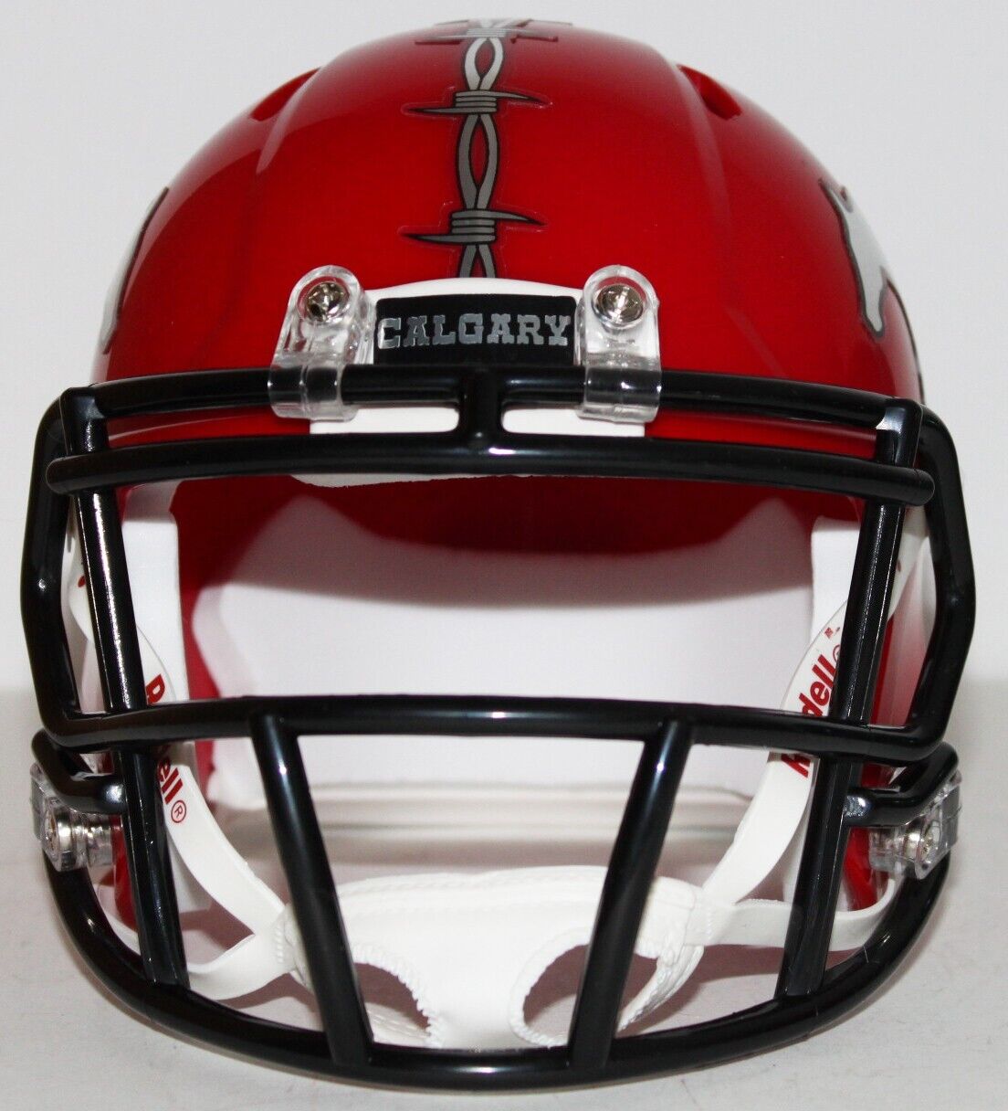 2022 CFL Calgary Stampeders Alternate Custom Riddell Mini Helmet