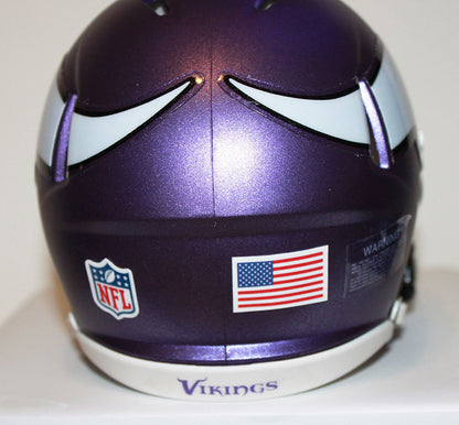Minnesota Vikings Speed Riddell Custom Mini Helmet