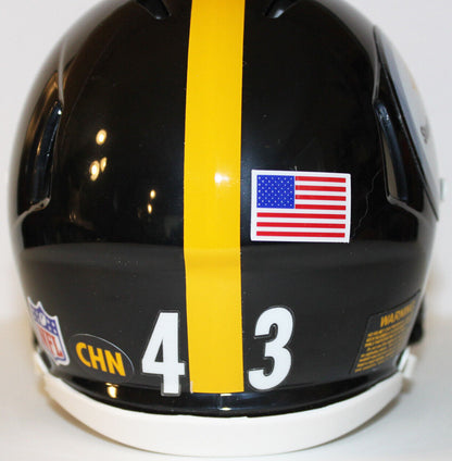 Troy Polamalu Pittsburgh Steelers Riddell Custom Mini