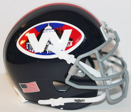 WFL Washington Ambassadors Custom Mini Helmet