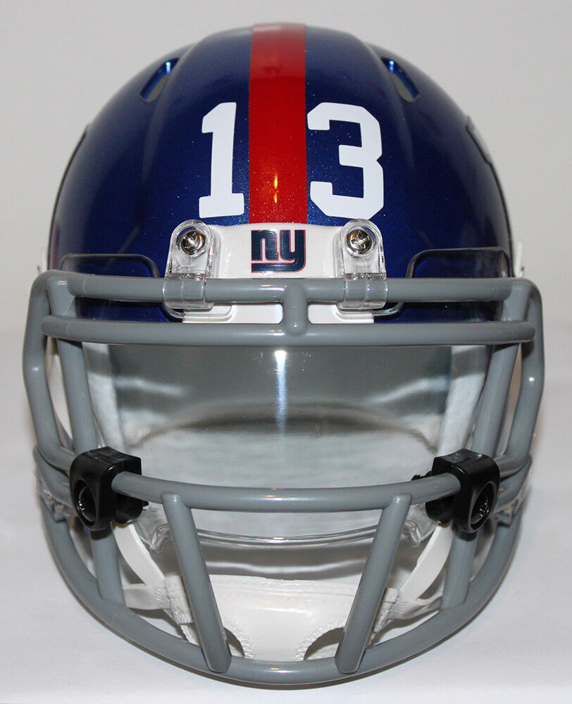 Odell Beckham Jr. New New York Giants Speed Riddell Custom Mini Helmet w/ visor