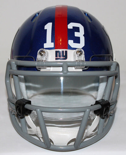 Odell Beckham Jr. New New York Giants Speed Riddell Custom Mini Helmet w/ visor