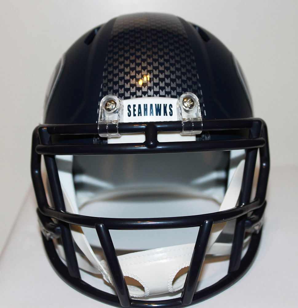 Russell Wilson Seattle Seahawks Speed Riddell Custom Mini Helmet