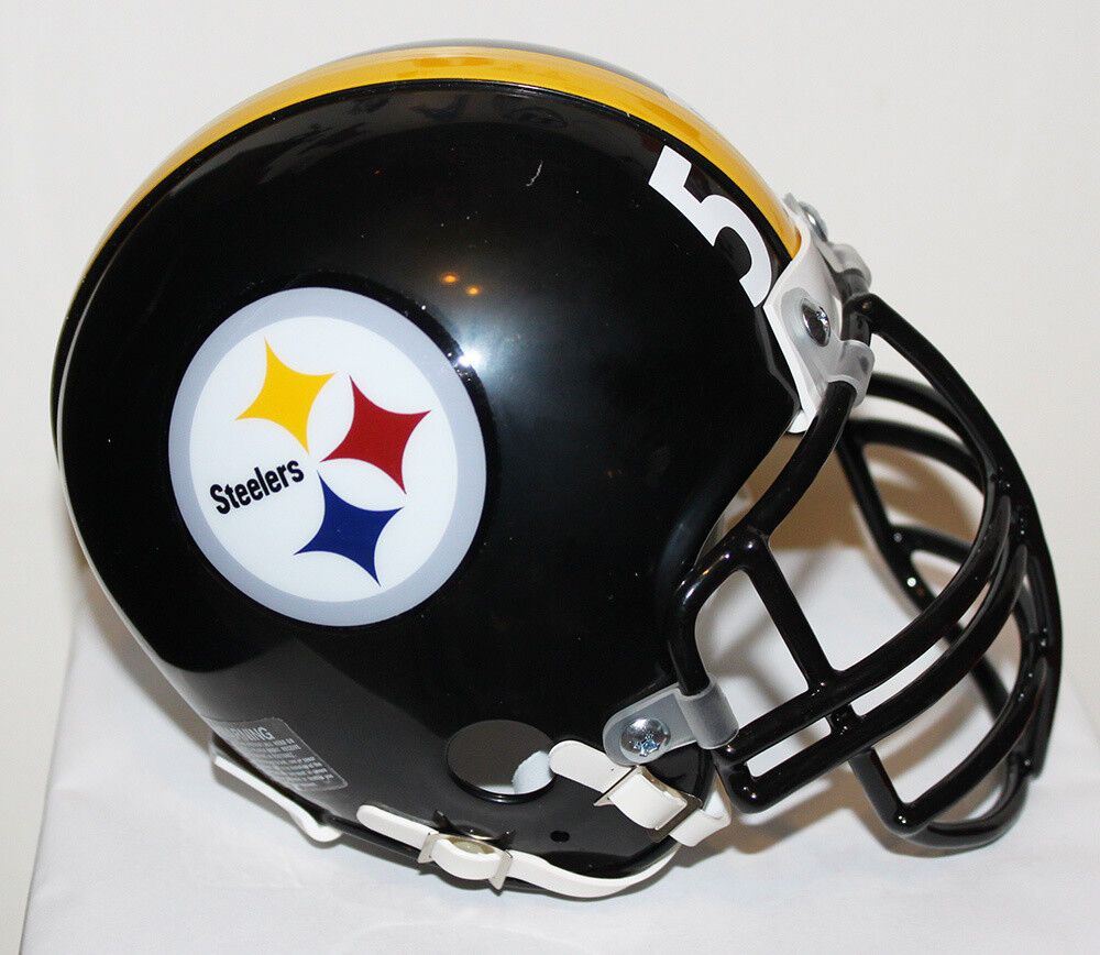 Jack Lambert Pittsburgh Steelers Riddell Mini Helmet with Black Metal  NJOP Mask