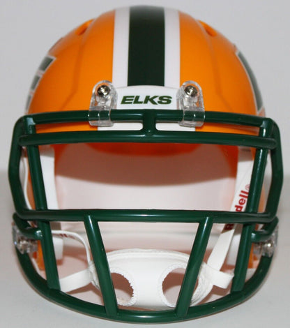 2023 CFL Edmonton Elks Custom Riddell Mini Helmet