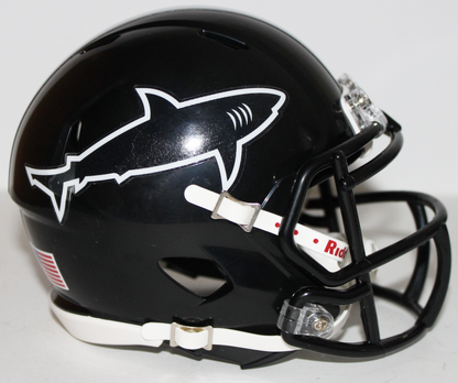 Any Given Sunday Miami Sharks Custom Riddell Mini Helmet