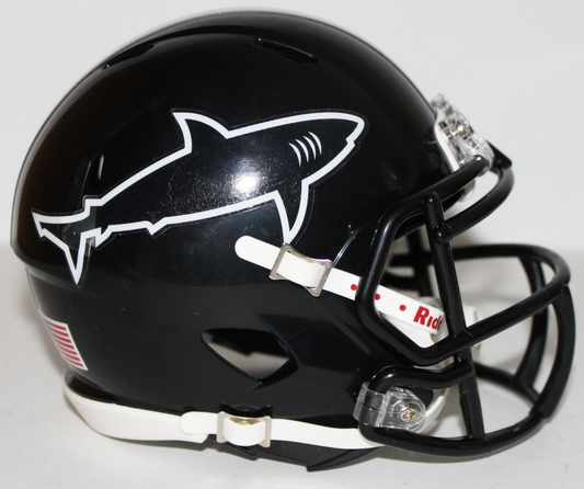 Any Given Sunday Miami Sharks Custom Riddell Mini Helmet