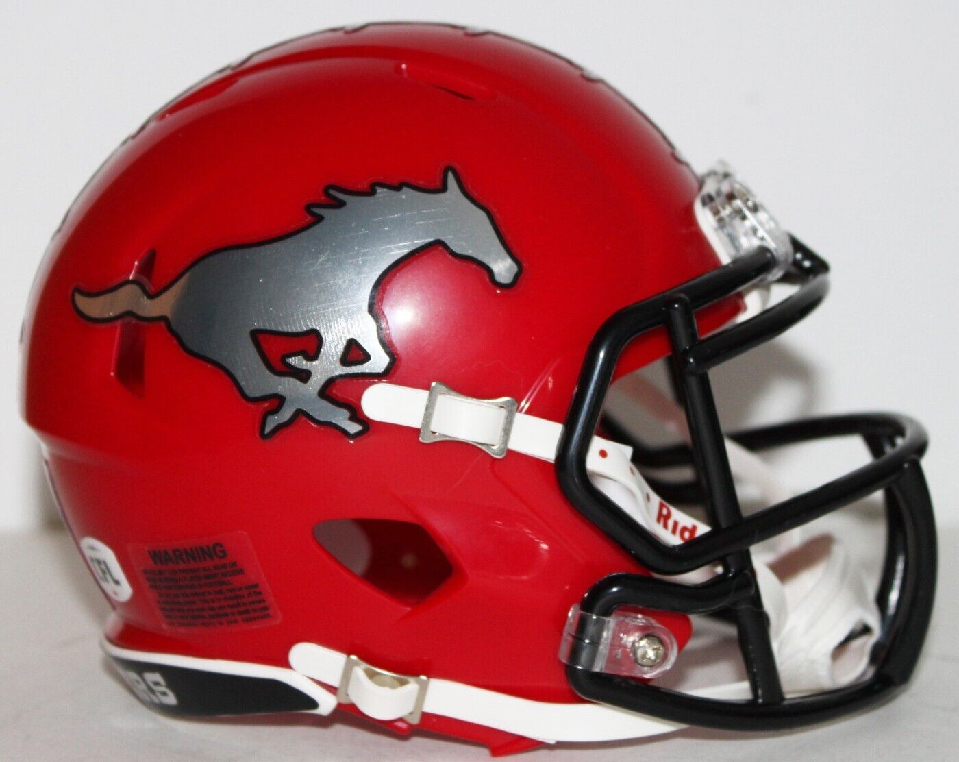 2022 CFL Calgary Stampeders Alternate Custom Riddell Mini Helmet