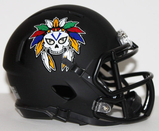 2023 IFL Indoor Football League Louisiana Voo Doo Custom Riddell Mini Helmet