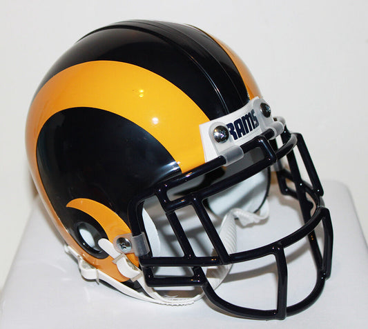 Eric Dickerson Los Angeles Rams Riddell Custom Mini Helmet w/ Blue RB Face Mask