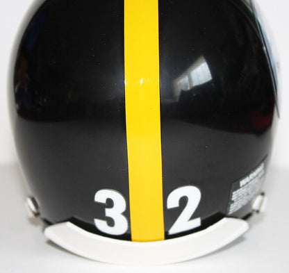 Franco Harris  Pittsburgh Steelers Riddell Mini Helmet Black Metal Mask