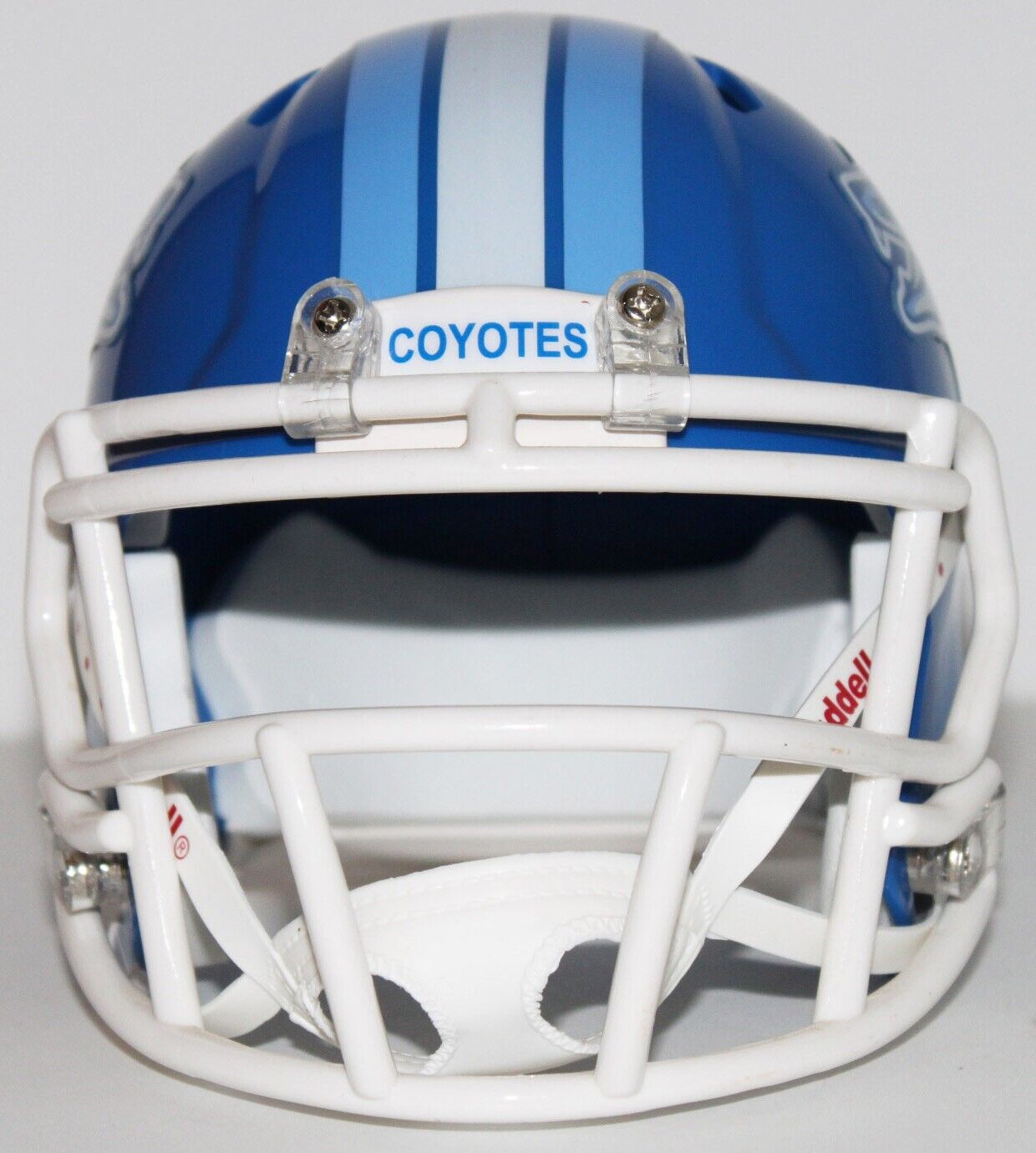 Varsity Blue West Canaan Coyotes Custom Mini Helmet
