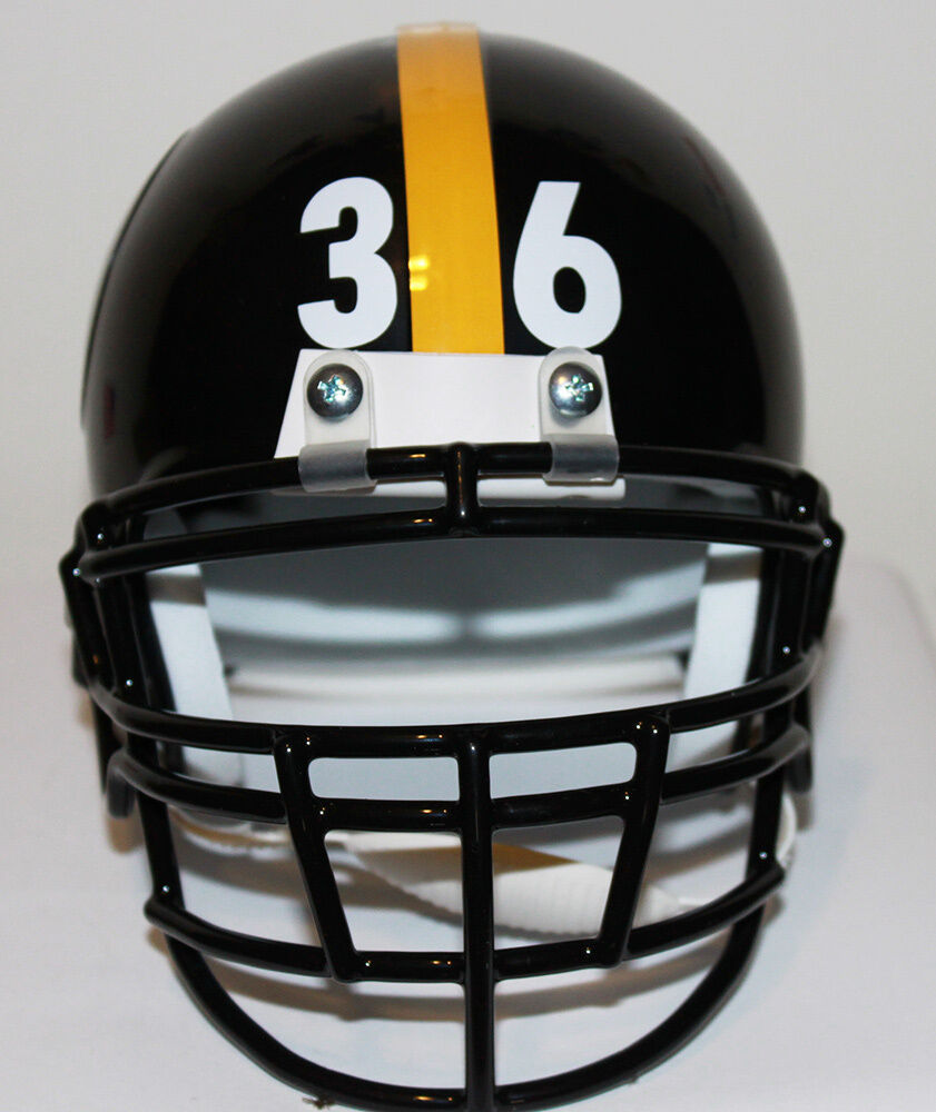 Jerome Bettis Pittsburgh Steelers Riddell Custom Mini Helmet w/ Metal Facemask