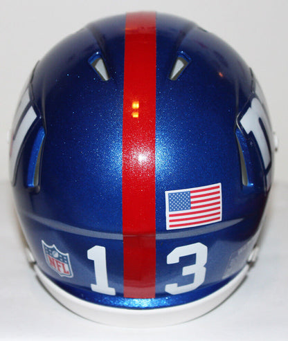 Odell Beckham Jr. New New York Giants Speed Riddell Custom Mini Helmet w/ visor