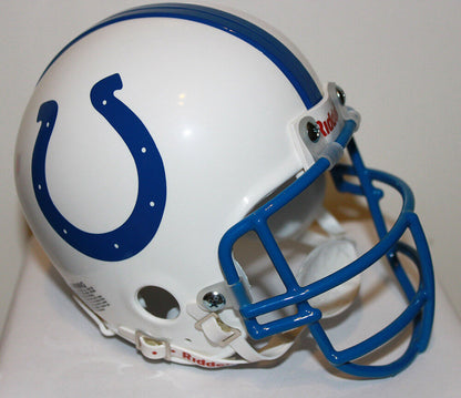 Peyton Manning 1998 Rookie Year Riddell Custom Mini Helmet w/ Metal FaceMask