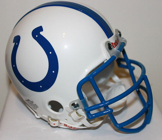 Peyton Manning 1998 Rookie Year Riddell Custom Mini Helmet w/ Metal FaceMask