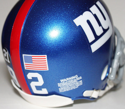 Michael Strahan New York Giants Custom Mini Helmet
