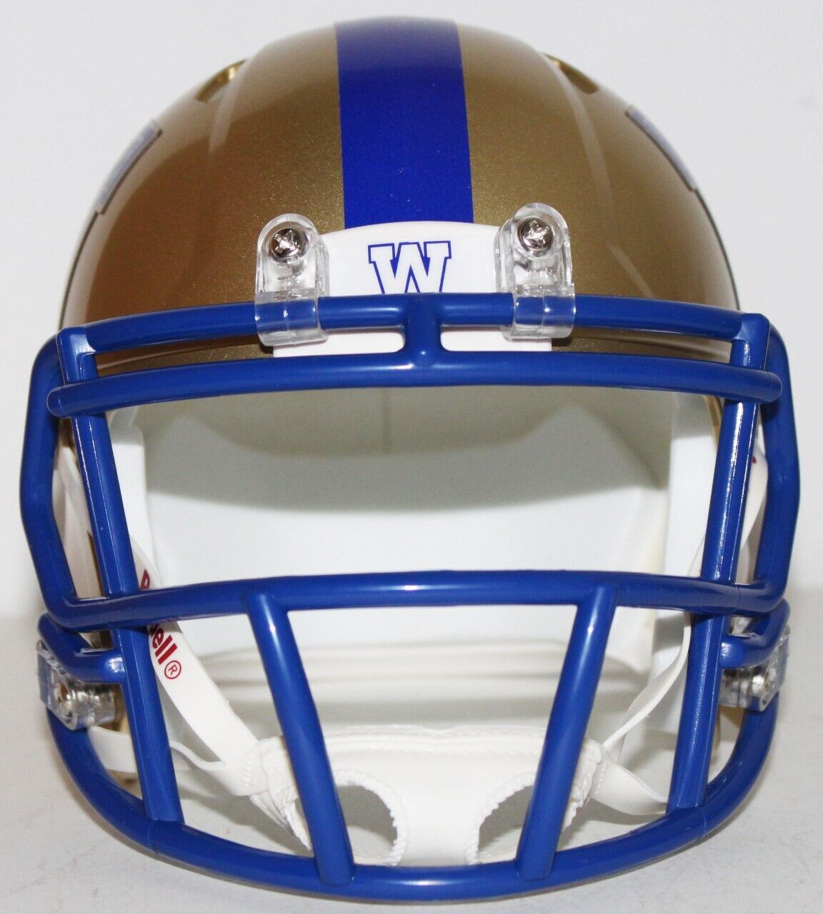 2022 CFL Winnipeg Blue Bombers Custom Riddell Mini Helmet