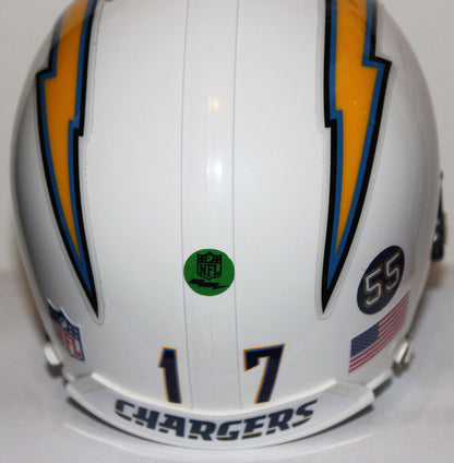 Philip Rivers San Diego Chargers Riddell Custom Mini Helmet - 2012
