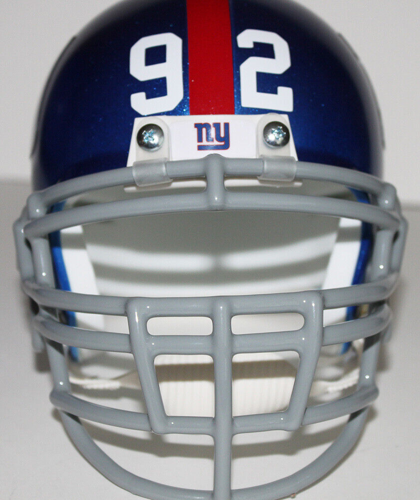 Michael Strahan New York Giants Custom Mini Helmet