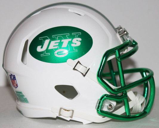 New York Jets Color Rush Custom Riddell Mini Helmet