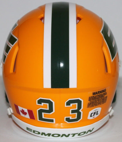 2023 CFL Edmonton Elks Custom Riddell Mini Helmet